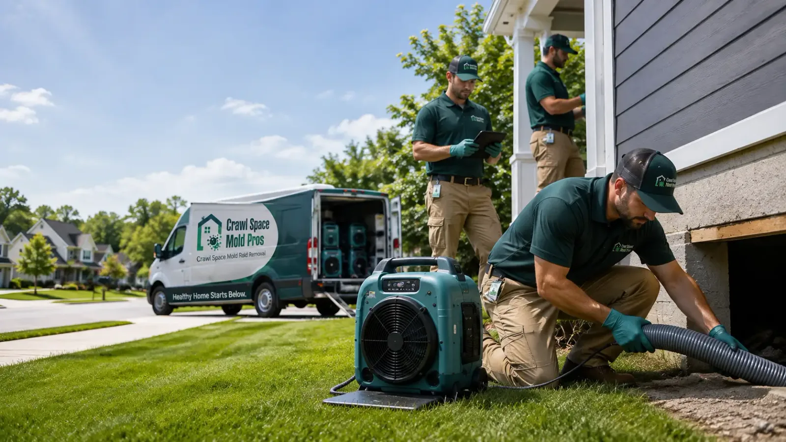Crawl Space Mold Removal in Tennessee Colony, TX